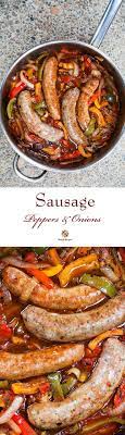 Sausage Peppers And Onions Recipe Recipe Stuffed Peppers Recipes Italian Recipes