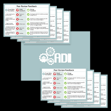 Peer Review Feedback Cards