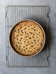 Divide the vanilla pastry cream into two batches. Easy Chocolate Chip Cookie Cake Life Is But A Dish