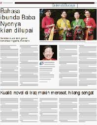 Baba nyonya 峇 峇 娘惹. Keunikan Dialek Peranakan Pantang Larang Warna Klik