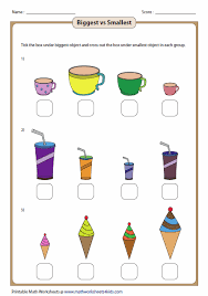 Levels Of Biological Organization From Smallest To Largest Big Vs Small Tick The Biggest And Cross Out The Smallest Kindergarten Math Worksheets Kindergarten Worksheets Shapes Preschool