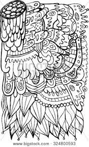 Cute cats set for coloring pages and print design. Surreal Fantastic Vector Photo Free Trial Bigstock
