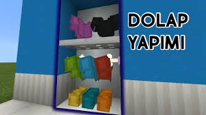 Dolap Yapimi Modsuz Minecraft Pe Turkce Youtube