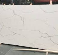 Calacatta Engineered Stone Customized Size Fabricated Quartz ...