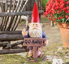 Geh Weg Gartenzwerg Gnome Garden Fairy Garden Diy Gnomes