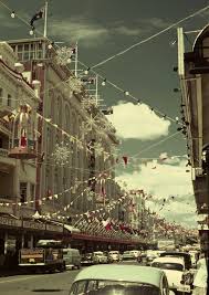 Perth Decorated For The Empire And Commonwealth Games And Christmas November 1962 Commonwealth Games Paris Skyline History