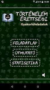 Az alatta lévő másik táblázatban a matematika érettségi feladatokat témakörök szerint rendeztük. Tortenelem Erettsegi Gyakorlo Kozepszint For Android Apk Download