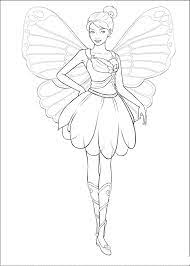 Barbie in a fashion fairytale coloring pages. Mermaid Princess Fairy Coloring Page Coloring Home