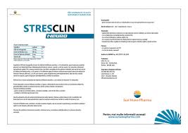 Stresclin poate interactiona cu produse cu fier, medicamente pentru tratamentul epilepsiei, astmului bronsic, tulburarilor de coagulare a sangelui, inhibitori de proteaza, contraceptive. Stresclin Neuro Sun Wave Pharma
