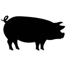 Pig Silhouette Pig Silhouette Pig Pig Art