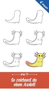 Browse the user profile and get inspired. How To Axolotl Zeichnen Malen Mit Kindern Pilot Pen