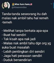 Andai kutahu kapan tiba ajalku 'ku akan memohon tuhan, tolong panjangkan umurku andai kut. Soulusi Tanda Tanda Seseorang Itu Dah Malas Nak Ambil Facebook