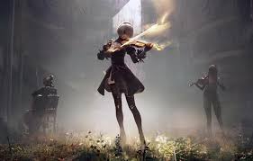Wallpaper Music Girl Fantasy Anime Nier Violin Cello Artwork Fantasy Art Playing Illustration Anime Girls Characters Musical Instrument Nier Automata Digital Aer Images For Desktop Section Prochee Download