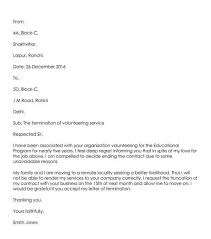 Templae for letter without predjiced top students 2016 with without prejudice letter template. Volunteer Termination Letter Samples Templates