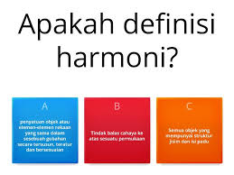 Sewarna, warna harmoni dan warna penggenap. Harmoni Kuiz