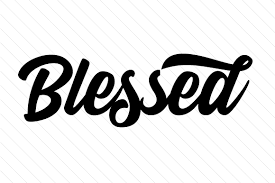 Simply blessed phrase graphics svg dxf eps png cdr ai pdf. Blessed Svg Cut File By Creative Fabrica Crafts Creative Fabrica