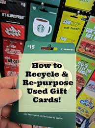 Fridays gift card balance no pin. How To Recycle Gift Cards And Creative Re Purposing Ideas Gift Card Craft Gift Card Displays Recycled Gifts