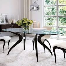Table & chair sets └ furniture └ home, furniture & diy all categories antiques art baby books, comics & magazines business, office & industrial cameras & photography cars, motorcycles & vehicles clothes tom schneider furniture, oval glass 'serpent' dining table with 6 leather seats. Glass Oval Dining Table Ideas On Foter
