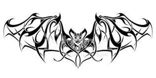 How to draw a tribal skull tattoo design. Bat Tribal Tattoo Design Clipart Images