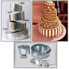 Euro Tins Multi Layer Cake Pans Mini Topsy Turvy Round 4 Tier Wedding Cake Pan Cake Tin Set With Detachable Stand Cake Tins Wedding Cake Pans Anniversary Cake