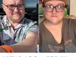 Since today is Trans Day of Visibility, I wanted to share photos from  different moments in my transition journey. I don't wear wigs anymore, and  I've also started wearing less makeup—because makeup