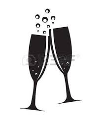 Champagne Toast Images Stock Pictures Royalty Free Champagne Toast Photos And Stock Photography Glasses Tattoo Silhouette Vector Silhouette Clip Art