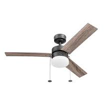 Harbor Breeze Vue 44 In Matte Bronze Led Indoor Downrod Ceiling Fan 3 Blade Lowes Com Ceiling Fan With Light Fan Light Ceiling Fan
