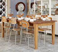 The grandeur of a 120 inch table. 120 Inch Table Pottery Barn