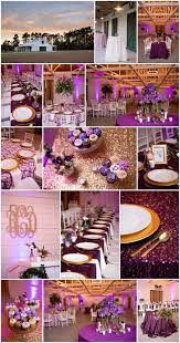 Dani Brandon S Wedding At Wildberry Farm Marion Sc Wedding Rose Gold Theme Purple And Gold Wedding Themes Royal Purple Wedding
