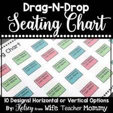 Editable Seating Chart Templates Just Drag Drop By Wife