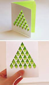 You can make it using different colors and textures of paper. Diy Christmas Card Ideas For Families Handmade Suzie Diy Christmas Cards Christmas Cards Handmade Christmas Origami