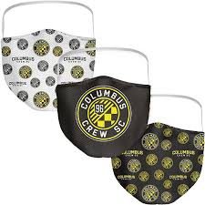 Discover 15 free columbus crew logo png images with transparent backgrounds. Adult Fanatics Branded Columbus Crew Sc All Over Logo Face Covering 3 Pack