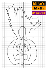 Scare E Cat And Jack A Coordinate Graphing Activity Coordinate Graphing Activities Graphing Activities Coordinate Graphing