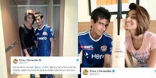 Cricketer yuzvenrda chahal and dhanashree verma have been one of the most active celebrity couple on social media. Twitterati React After Erica Fernandes Old Tweets With Yuzvendra Chahal Went Viral