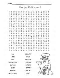 2nd grade halloween crossword puzzles. Halloween Word Search Puzzle Worksheets Teaching Resources Tpt