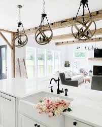 There are plenty of materials used to make sinks, each with acrylic is light, durable, scratch resistant, available in a wide range of colors, and easy to maintain but. Breathtaking Kitchen Island Lighting Ideas You Ll Immediately Want Farmhousehub