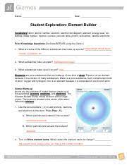 Explorelearning use protons, neutrons, and electrons to build elements. Element Builder Gizmo Worksheet Pdf Name Date Student Exploration Element Builder Vocabulary Atom Atomic Number Electron Electron Dot Diagram Element Course Hero