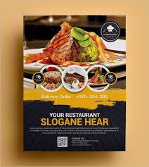 79 Restaurant Flyer Designs Free Psd Word Sample Templates Restaurant Flyer Food Menu Design Food