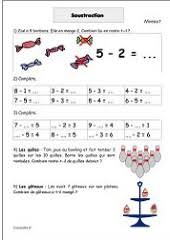 Technique de la soustraction en colonne sans retenue. Exercice De Maths Soustractions Posees De Deux Nombres Entiers