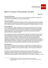 We advise our employees to lock their devices in their desks when they're not using them. Computer Use Policy