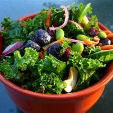 Super Summer Kale Salad Recipe Kale Salad Blueberry Salad Kale Salad Recipes
