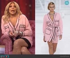 Ufc ppv events s2021 e7. Wornontv Wendy S Pink Contrast Trim Cardigan On The Wendy Williams Show Wendy Williams Clothes And Wardrobe From Tv