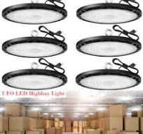 LED High Bay Light 400W UFO Commercial Lights Warehouse Workshop US Cable  6Pack | eBay