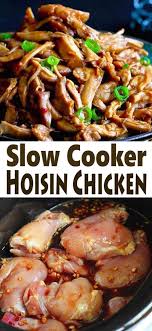 Slow Cooker Hoisin Chicken Recipe Crockpot Cookin Canuck Chicken Slow Cooker Recipes Chicken Crockpot Recipes Healthy Crockpot Recipes