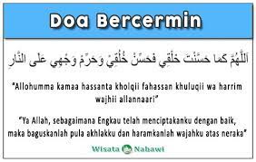 Doa Bercermin Bacaan Arab Latin Arti Dan Maknanya Lengkap