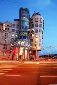 This Is The Dancing House Aka Fred And Ginger Near The Vltava River In Prague It Was Co Designe Amazing Buildings Unusual Buildings Beautiful Buildings