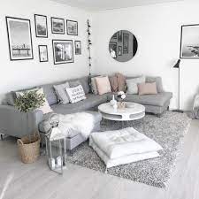 Well, it's finally reality guys and i am so in love with this cozy modern living room space! Modern White And Grey Living Room Living Room Decor Gray Living Room Decor Apartment Apartment Living Room
