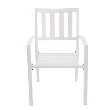 Find new dining benches for your home at joss & main. Hampton Bay Mix And Match Lattice White Metal Slat Outdoor Dining Chair 2 Pack Fss60508i2pkw Walmart Com Walmart Com