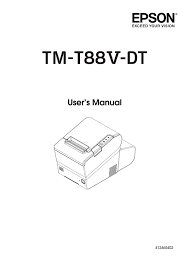 If your deskttop or laptop is running slow, or keeps crashing or hanging, there is a good chance that updating your drivers will fix the. Epson Tm T88v I User S Manual Manualzz