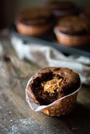 Muffins Au Chocolat Comme Un Brownie Et Cœur Fondant De Beurre De Cacahuete Recette Muffin Chocolat Beurre De Cacahuete Muffins
